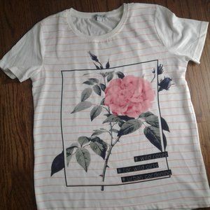 Seven Lemon floral T-shirt size S